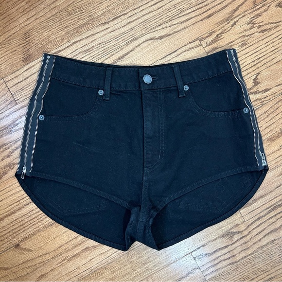 LF Camar | Aliena Side Zipper Denim Shorts Size 29 - Picture 8 of 12